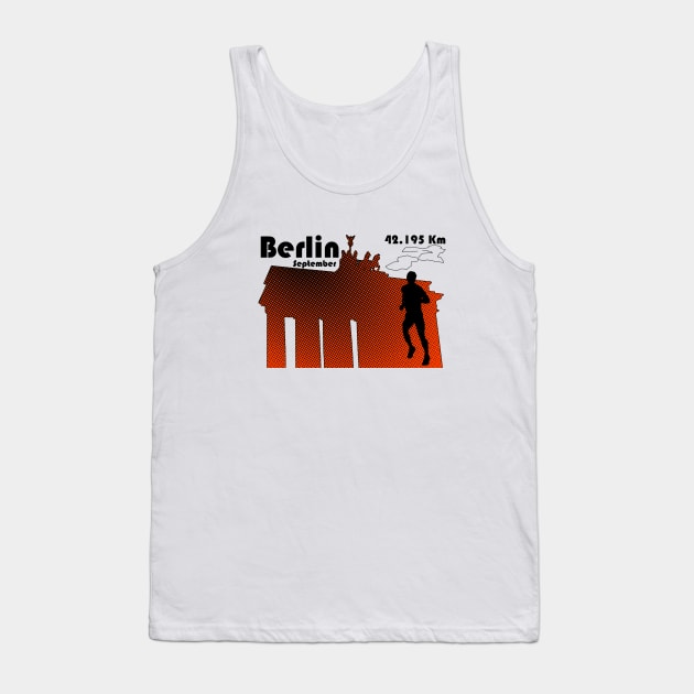 Berlin marathon Tank Top by CTinyFactory